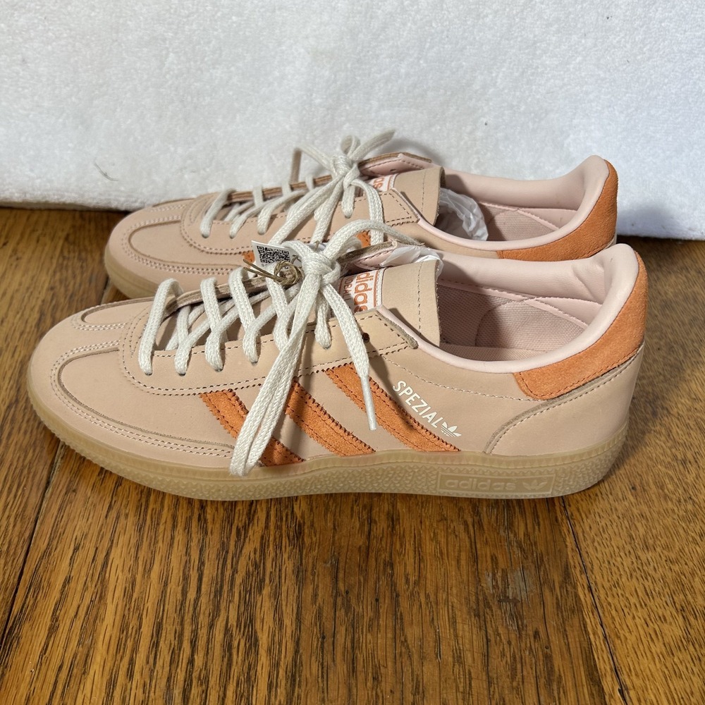 Adidas Womens Size 7.5 Handball Spezial Blush Pink Dusky Orange Gum Shoes